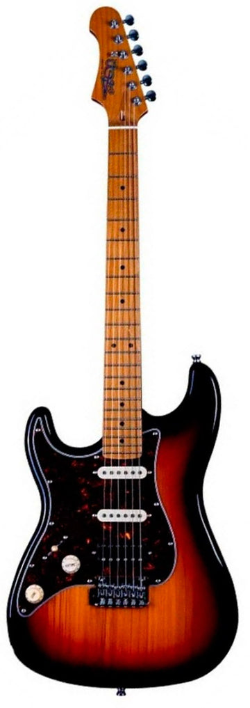Jet Guitars JS400 LH SB MN Guitarra Eléctrica para Zurdos Sunburst 1
