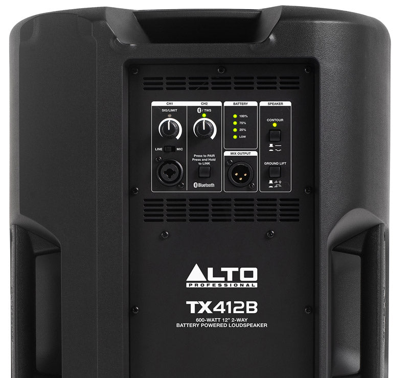 Alto TX412B Altavoz Activo Dos Vías con Batería 3