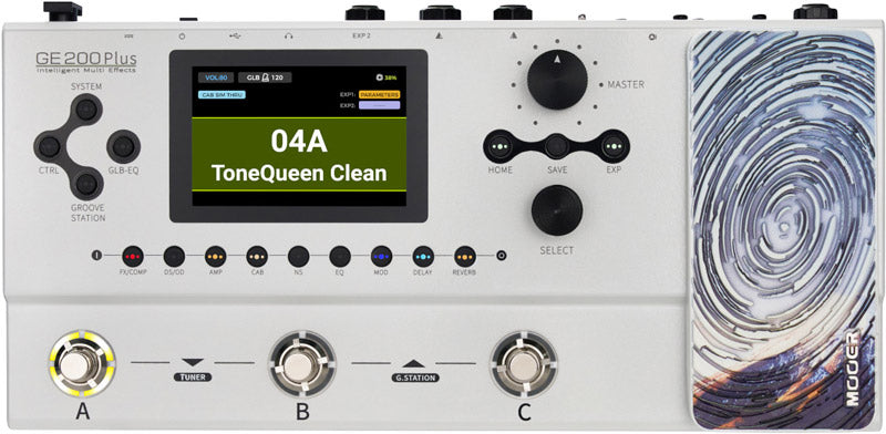 Mooer GE200 Plus Pedalera Multiefectos 1