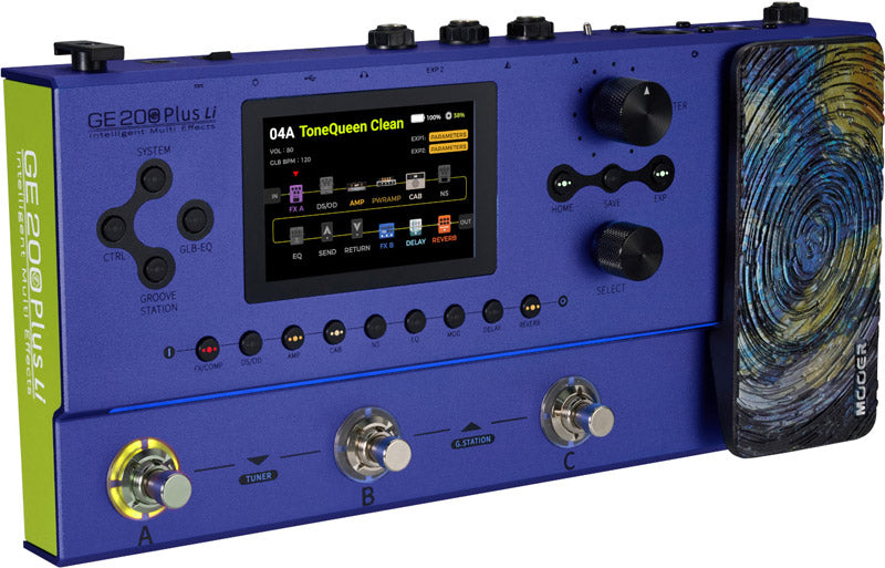 Mooer GE200 Plus LI Pedalera Multiefectos 4