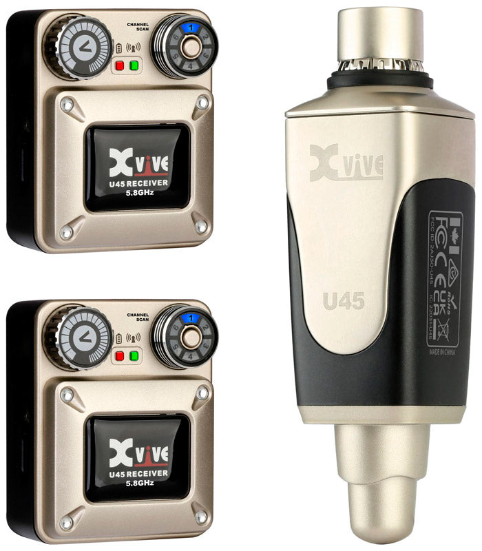 Xvive U45R2 Sistema Inalámbrico InEar Dos Receptores 1
