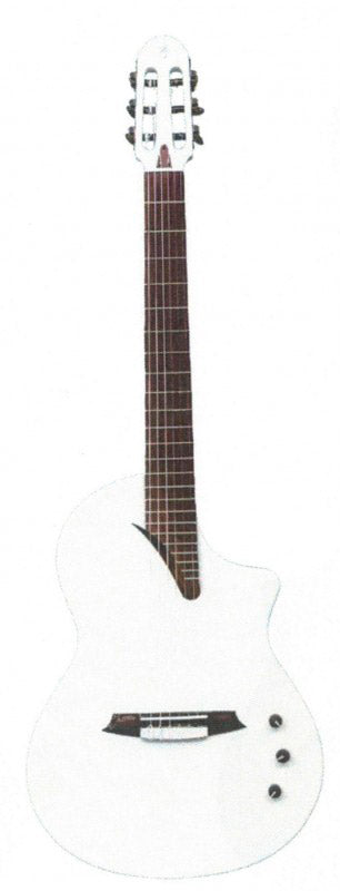 Martinez Hispania GT Guitarra Clásica Escenario Blanca 1