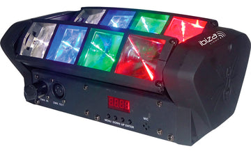 Ibiza Light LED8-MINI Efecto de Iluminación Minispider 1