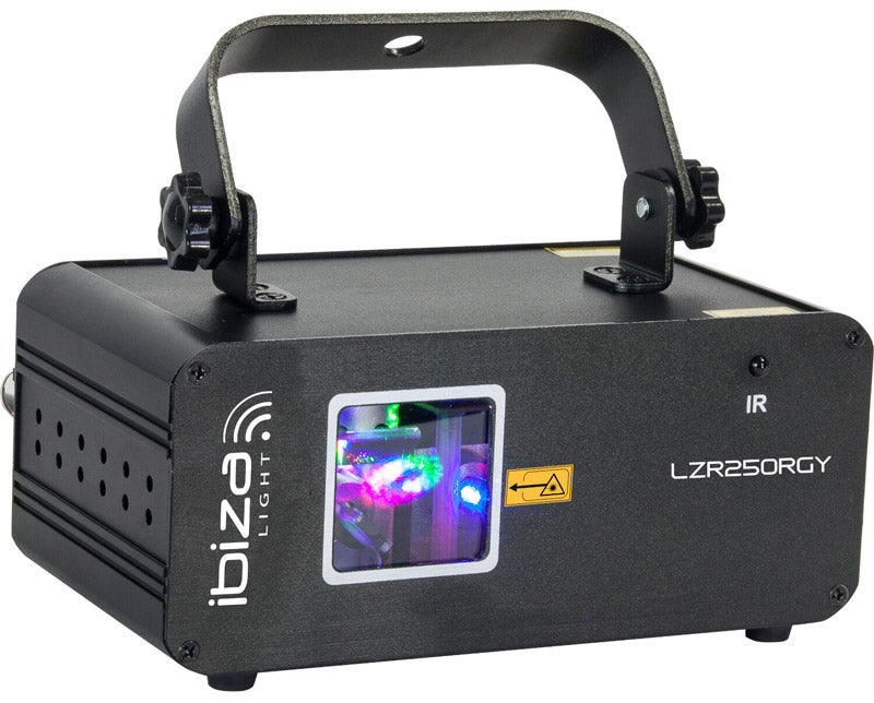 Ibiza Light LZR250RGY Láser Rojo Verde Amarillo 1