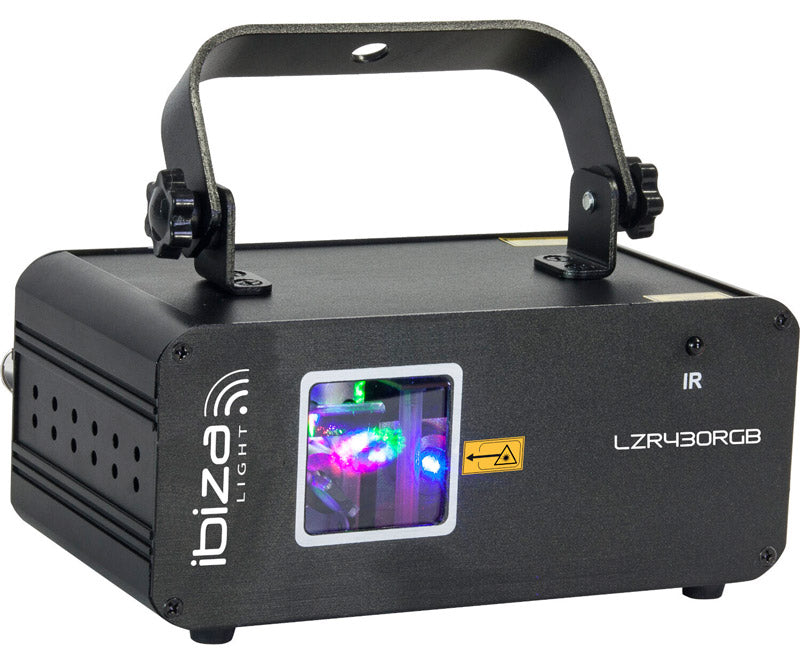 Ibiza Light LZR430RGY Láser Rojo Verde Azul 1