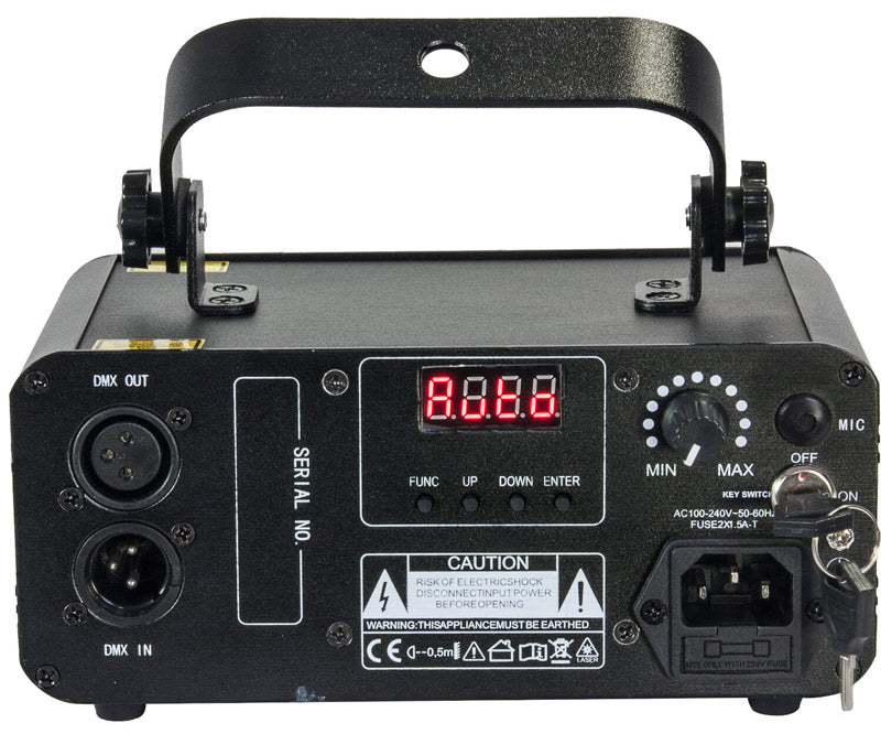 Ibiza Light LZR430RGY Láser Rojo Verde Azul 2