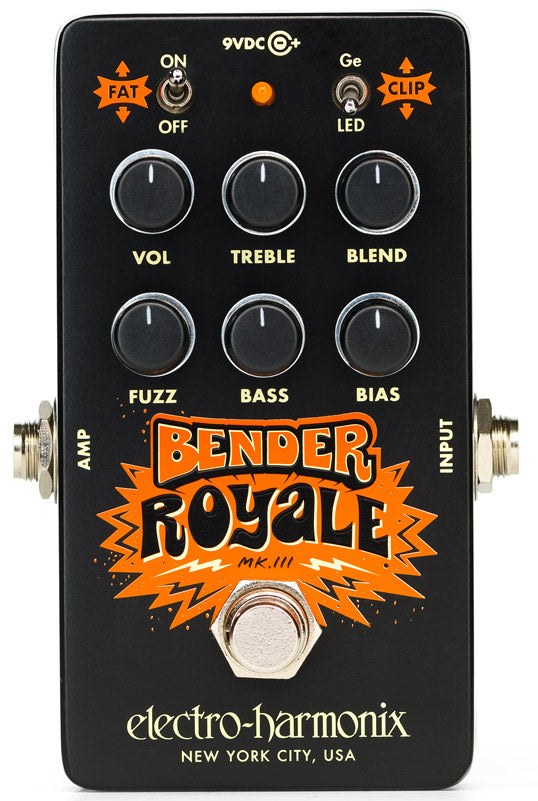 Electro Harmonix Bender Royale Pedal Fuzz Black 1