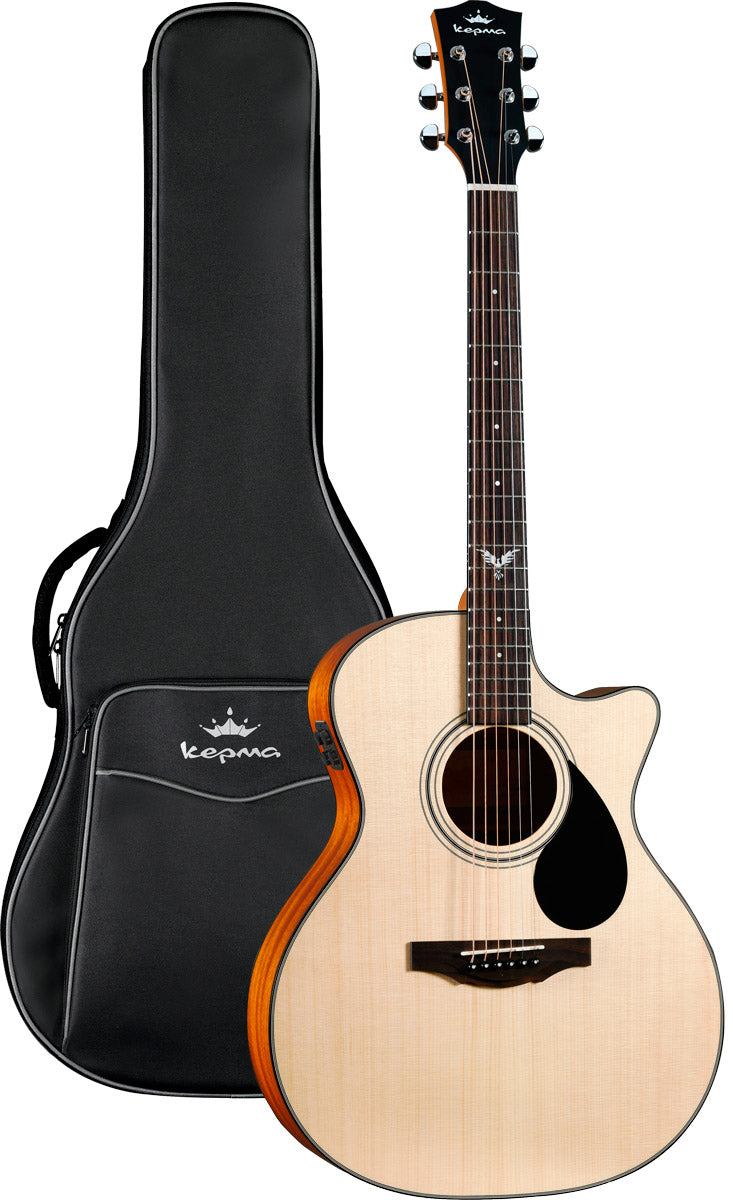 Kepma F0EB NAT Guitarra Electroacústica Gran Auditorio Natural 1