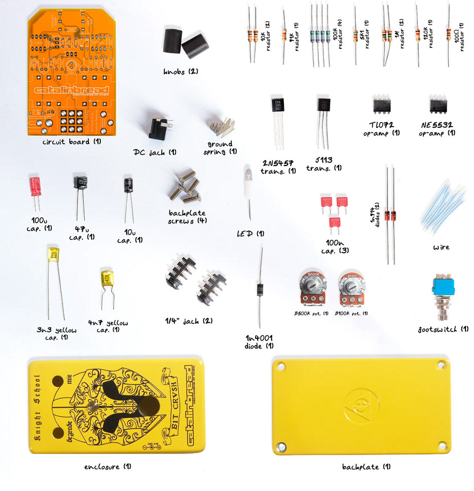 Catalinbread Knight School DIY Bit Crush Pedal 2
