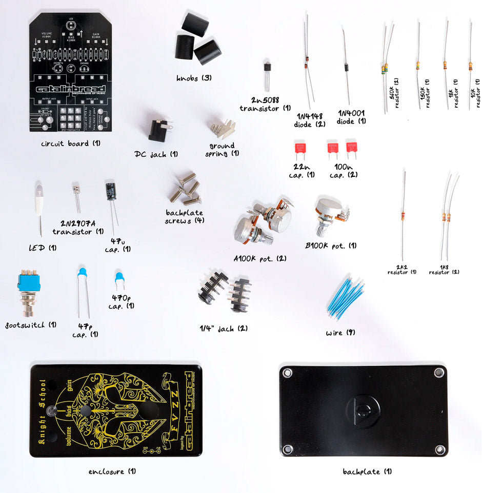 Catalinbread Knight School DIY Fuzz Pedal 2