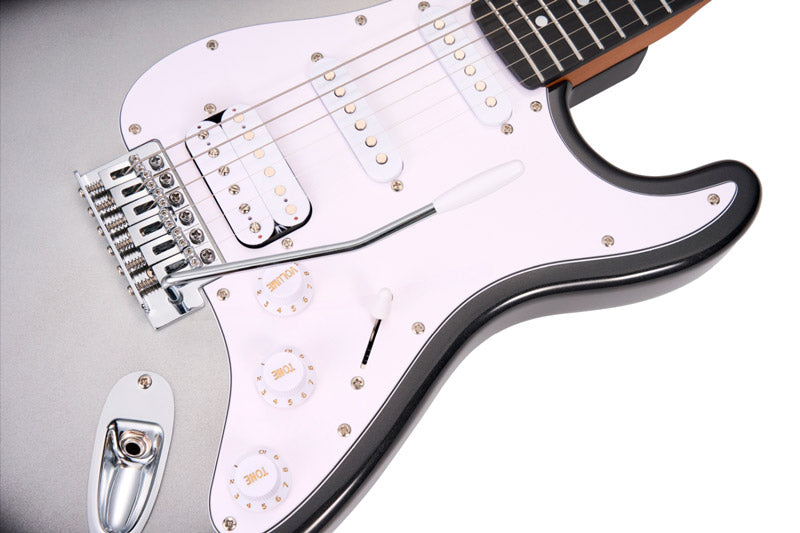 Mooer MSC10 Elite IS Guitarra Eléctrica Iron Silver 4
