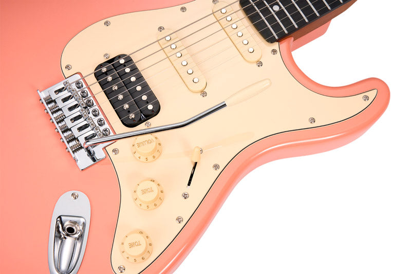 Mooer MSC10 Elite FL Guitarra Eléctrica Flamingo 4