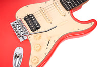 Mooer MSC10 Elite FR Guitarra Eléctrica Fiesta Red 4