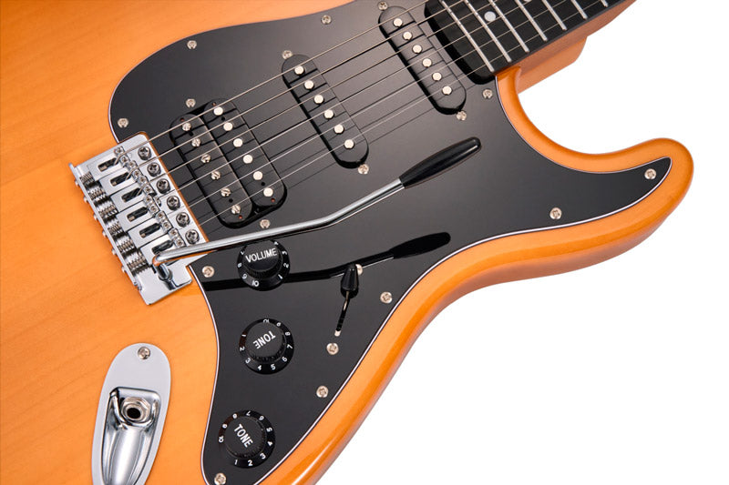 Mooer MSC10 Elite NG Guitarra Eléctrica Natural Glossy 4