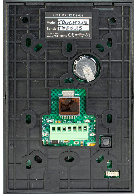 AFX Light DMX Touch Panel 512 Controlador DMX Pared 3