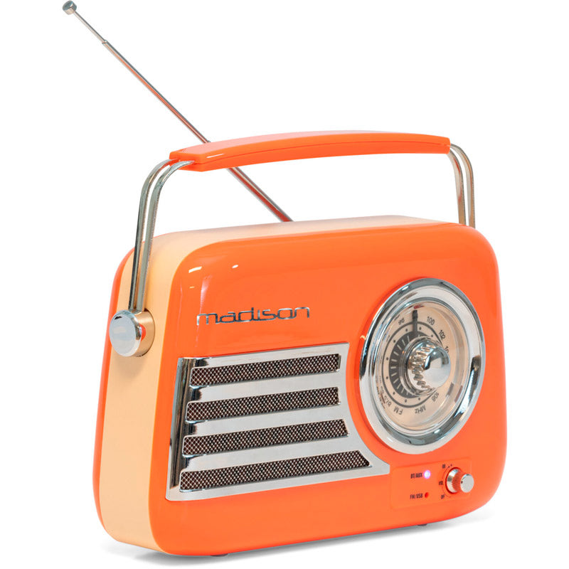 Madison Freesound VR40 OR Radio Bluetooth USB FM Naranja 2
