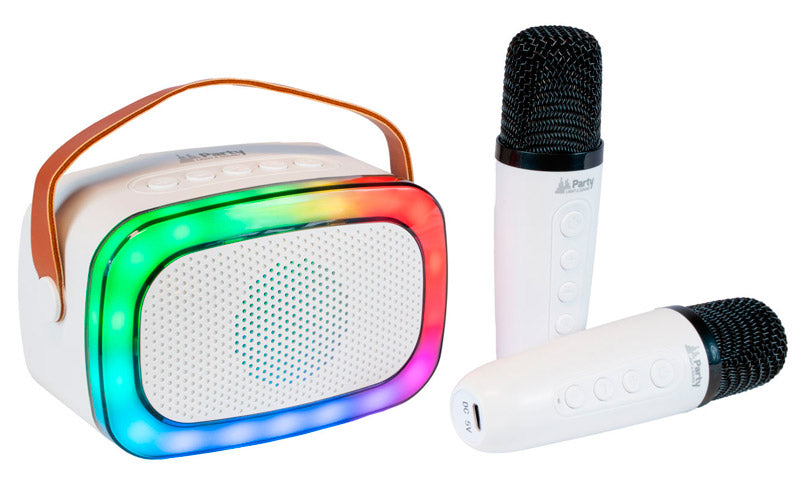 Party Karakid20 Altavoz Portátil Bluetooth con 2 Micrófonos Inalámbricos 1