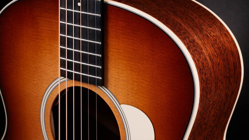 Taylor Gold Label 514E SB Cream Guitarra Electroacústica Gran Auditorio Sunburst 3