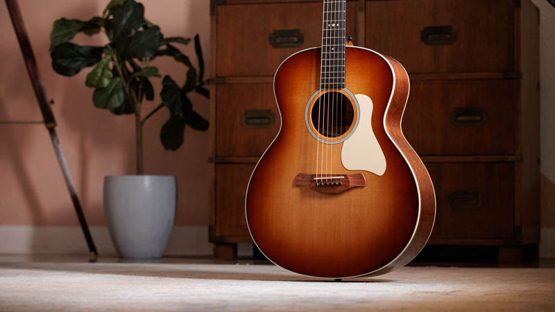 Taylor Gold Label 514E SB Cream Guitarra Electroacústica Gran Auditorio Sunburst 9