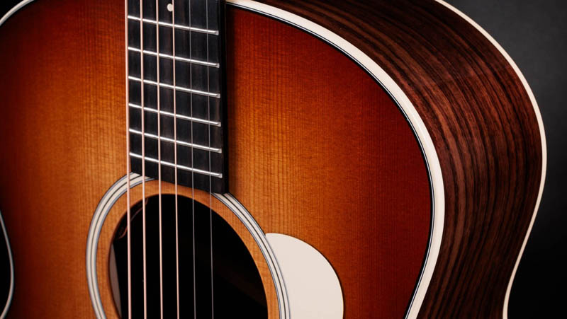 Taylor Gold Label 714E SB Cream Guitarra Electroacústica Gran Auditorio Sunburst 3