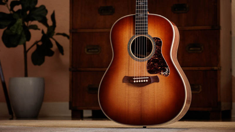 Taylor Gold Label 817E SB Guitarra Electroacústica Grand Pacific Dreadnought Sunburst 9