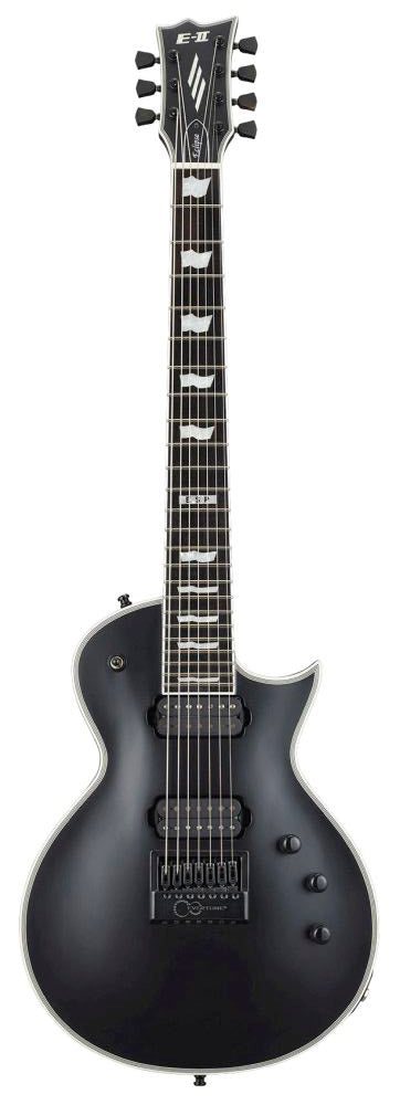 ESP E-II Eclipse-7 BLKS Guitarra Eléctrica 7 Cuerdas Black Satin 1