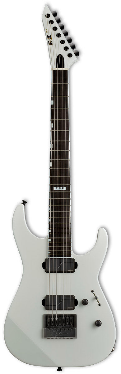 ESP E-II M-II 7B PW Guitarra Eléctrica 7 Cuerdas Pearl White 1