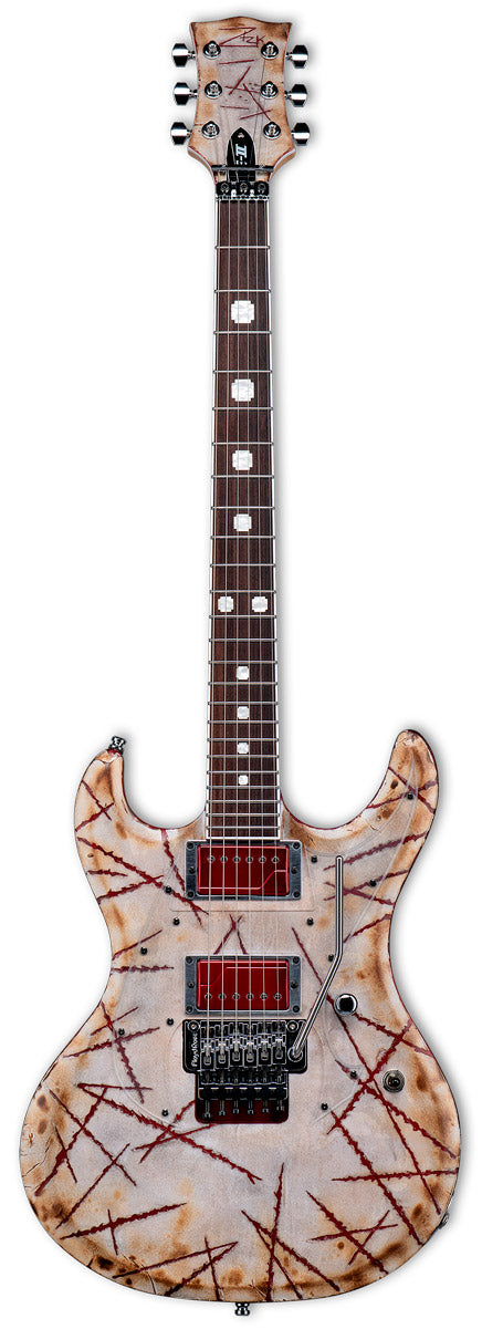 ESP E-II RZK-I BR Richard ZK Guitarra Eléctrica Burnt 1