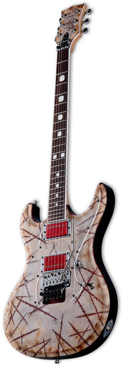 ESP E-II RZK-I BR Richard ZK Guitarra Eléctrica Burnt 2