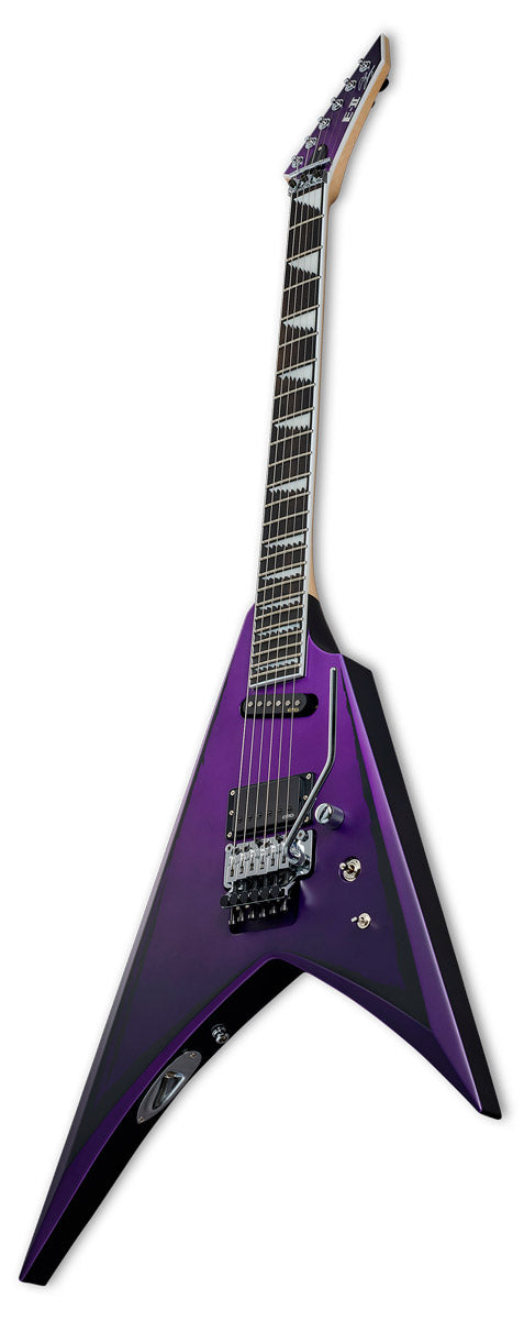 ESP E-II Alexi Ripped PFS Guitarra Eléctrica Purple Fade Satin 2