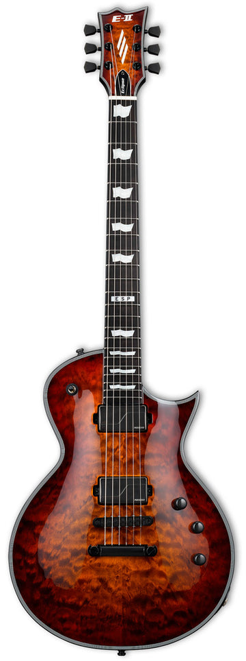 ESP E-II Eclipse TES Guitarra Eléctrica Tiger Eye Sunburst 1