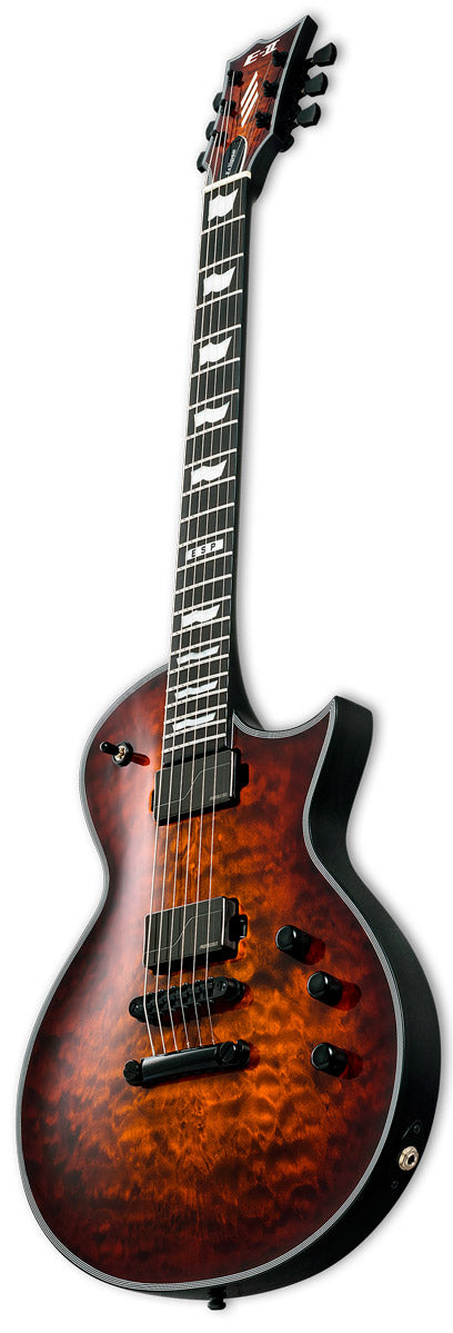 ESP E-II Eclipse TES Guitarra Eléctrica Tiger Eye Sunburst 2