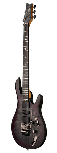 PRS SE Chleo CPB Herman Li Guitarra Eléctrica Charcoal Purple Burst 2