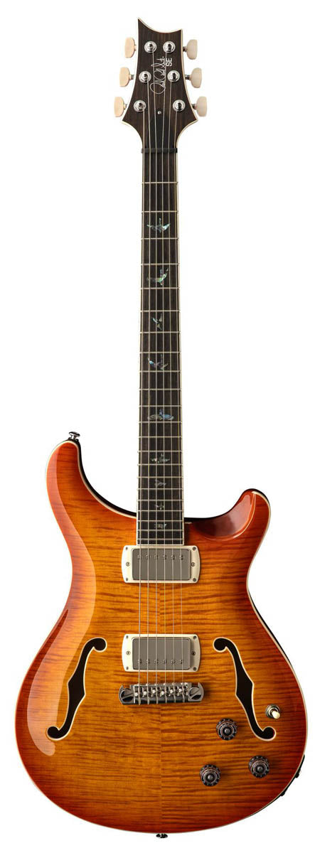 PRS SE Hollow Body II Piezo VS Guitarra Eléctrica Vintage Sunburst 1