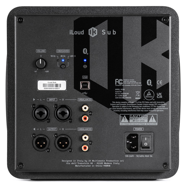 Ik Multimedia iLoud Sub Subwoofer de Estudio con Corrección Acústica 2