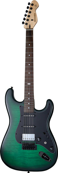 Mooer MSC31 Pro GB Guitarra Eléctrica Green Burst 1