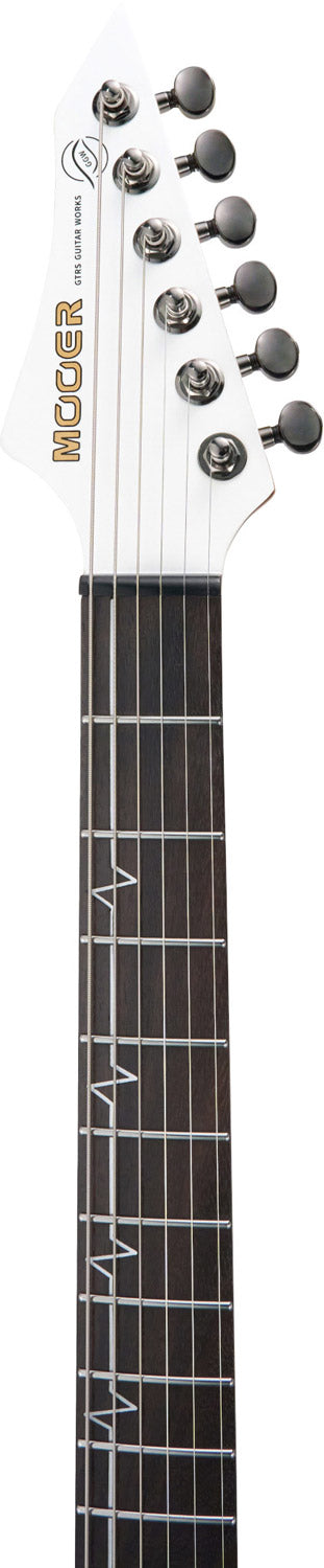 Mooer MMT100 PW Guitarra Eléctrica Pearl White 4