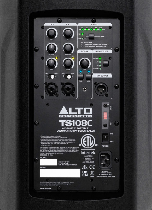 Alto TS108C Sistema PA Portátil 3