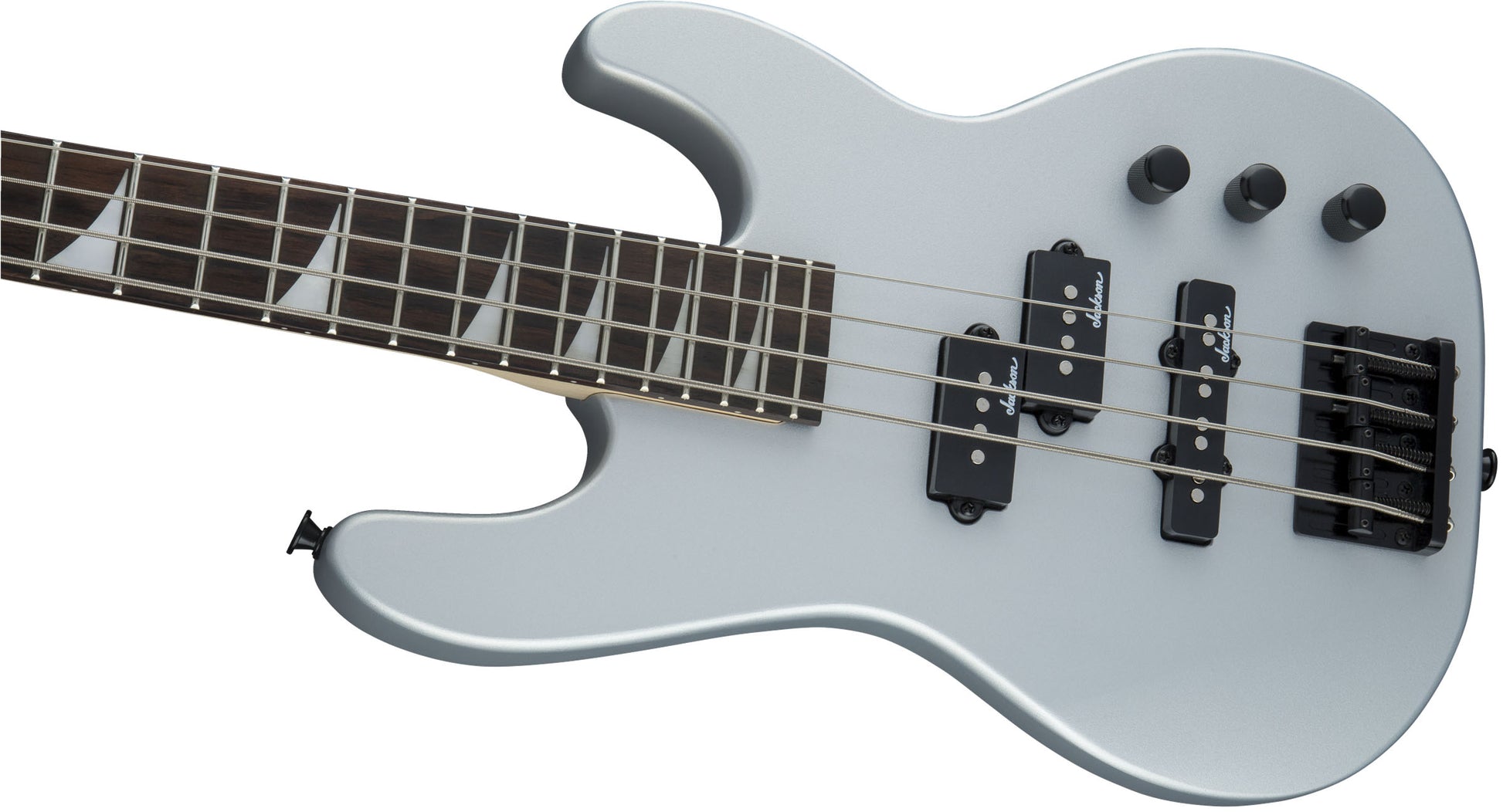 Jackson JS Concert Bass Minion JS1X AM Guitarra Eléctrica Satin Silver 7