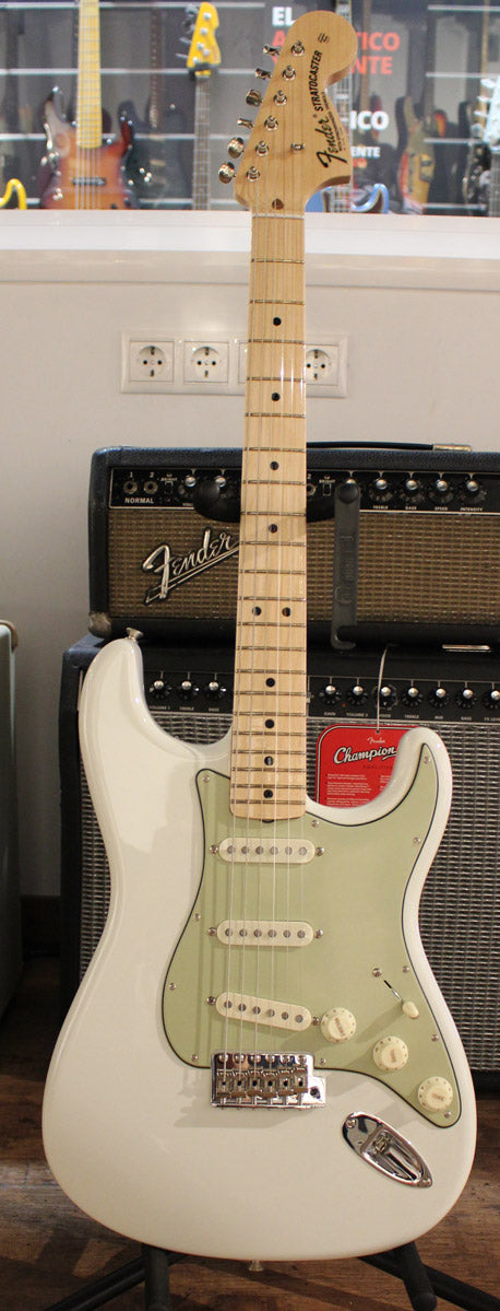 FENDER CUSTOM SHOP STRATOCASTER 1969 MN OLYMPIC WHITE.