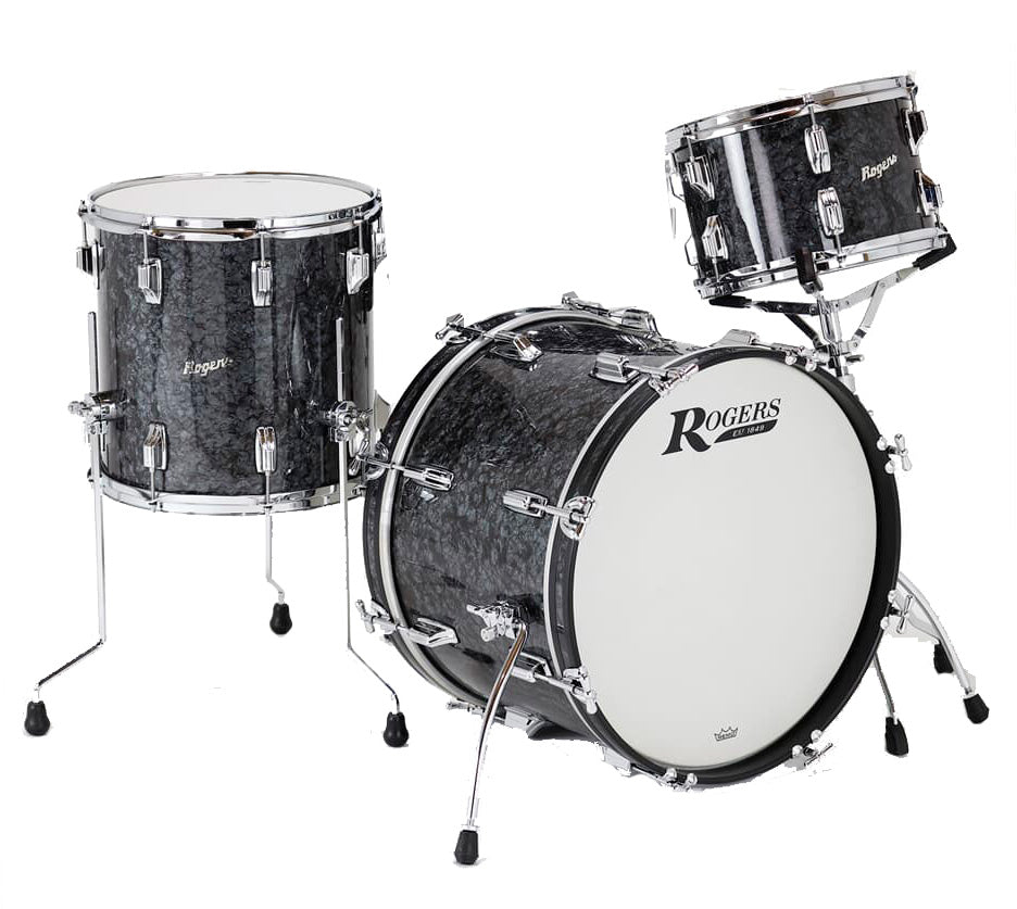 Rogers CV-0322-HX-BP Covington Batería Acústica Black Diamond Pearl 1