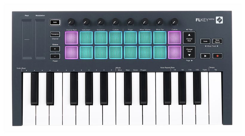 Novation FL Key Mini Teclado Controlador 25 Teclas 7