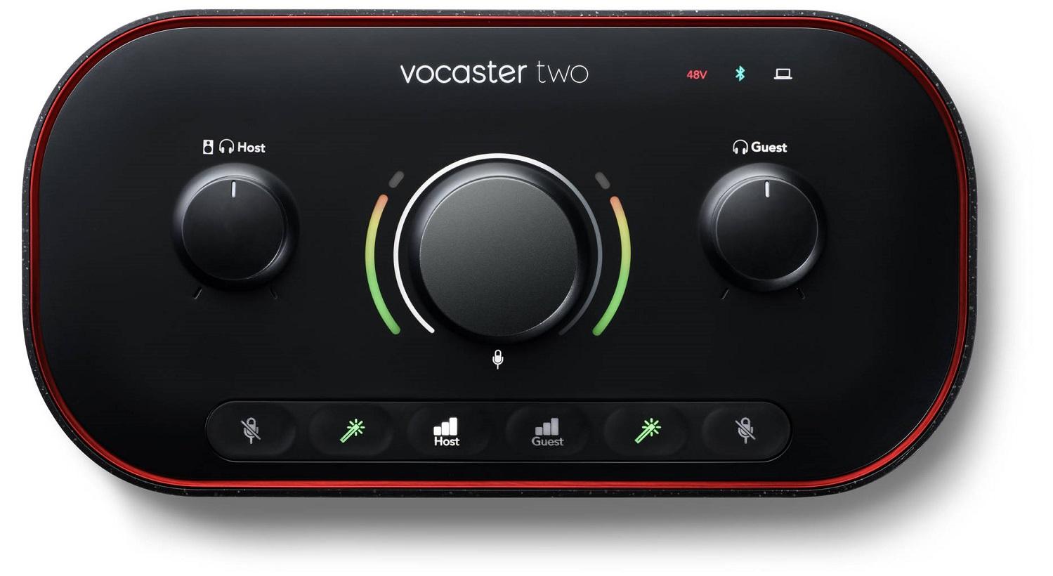 Focusrite Vocaster Two Studio Interfaz de Audio para PoDCast con Micrófono y Auriculares 4