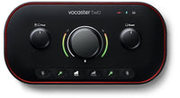 Focusrite Vocaster Two Studio Interfaz de Audio para PoDCast con Micrófono y Auriculares 4