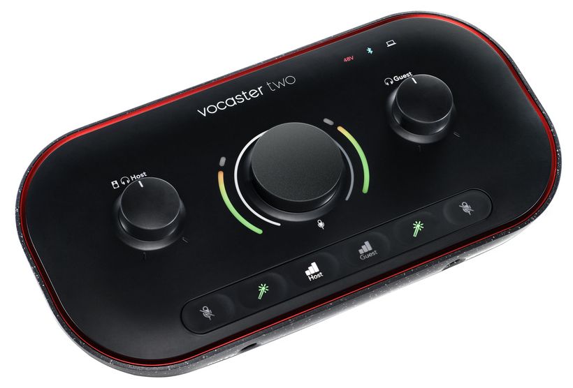 Focusrite Vocaster Two Studio Interfaz de Audio para PoDCast con Micrófono y Auriculares 5