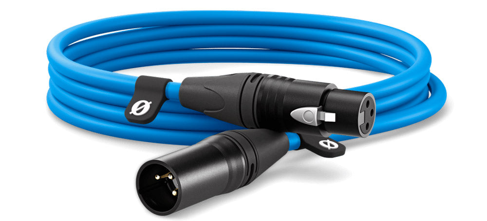 Rode XLR3M-B Cable XLR 3 Metros Azul 1