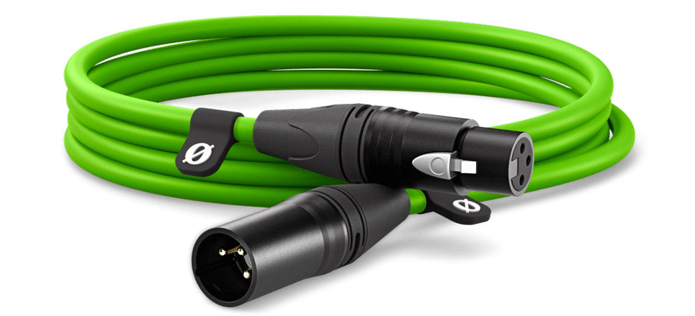 Rode XLR3M-G Cable XLR 3 Metros Verde 1