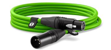 Rode XLR3M-G Cable XLR 3 Metros Verde 1