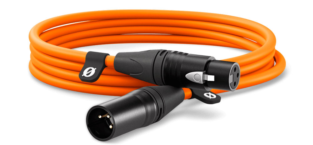 Rode XLR3M-O Cable XLR 3 Metros Naranja 1