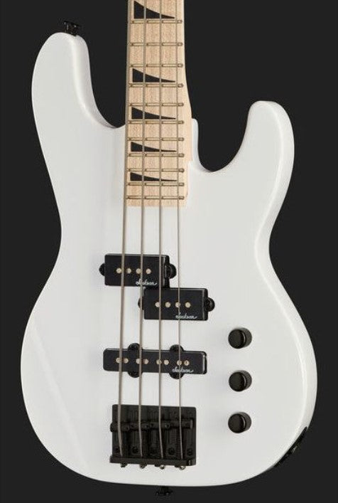 Jackson JS Concert Bass Minion JS1XM MN Guitarra Eléctrica Snow White 19